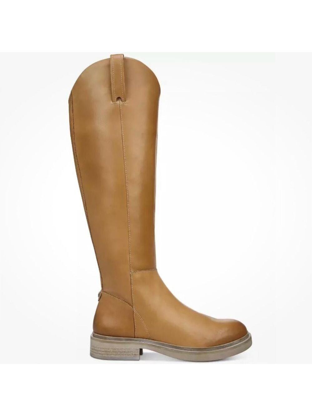 Sam Edelman Fable Knee High Riding Boots in Cashew Leather - NWT